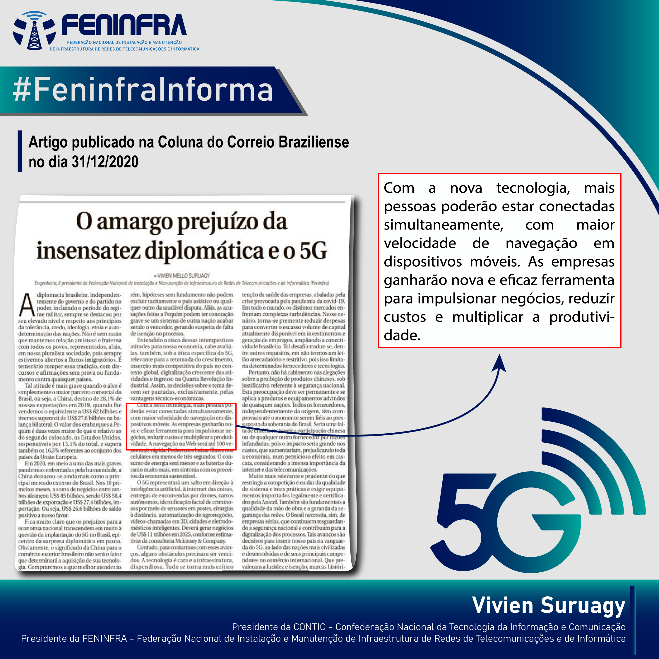 O amargo prejuízo da insensatez diplomática e o 5G